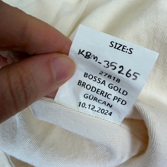 Reformation Harrison Utility Jacket Cream Brown Size S - Picture 11 of 11